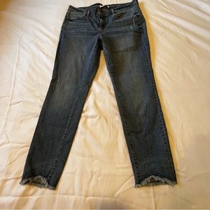 Loft Modern Skinny distressed jeans size 30/10